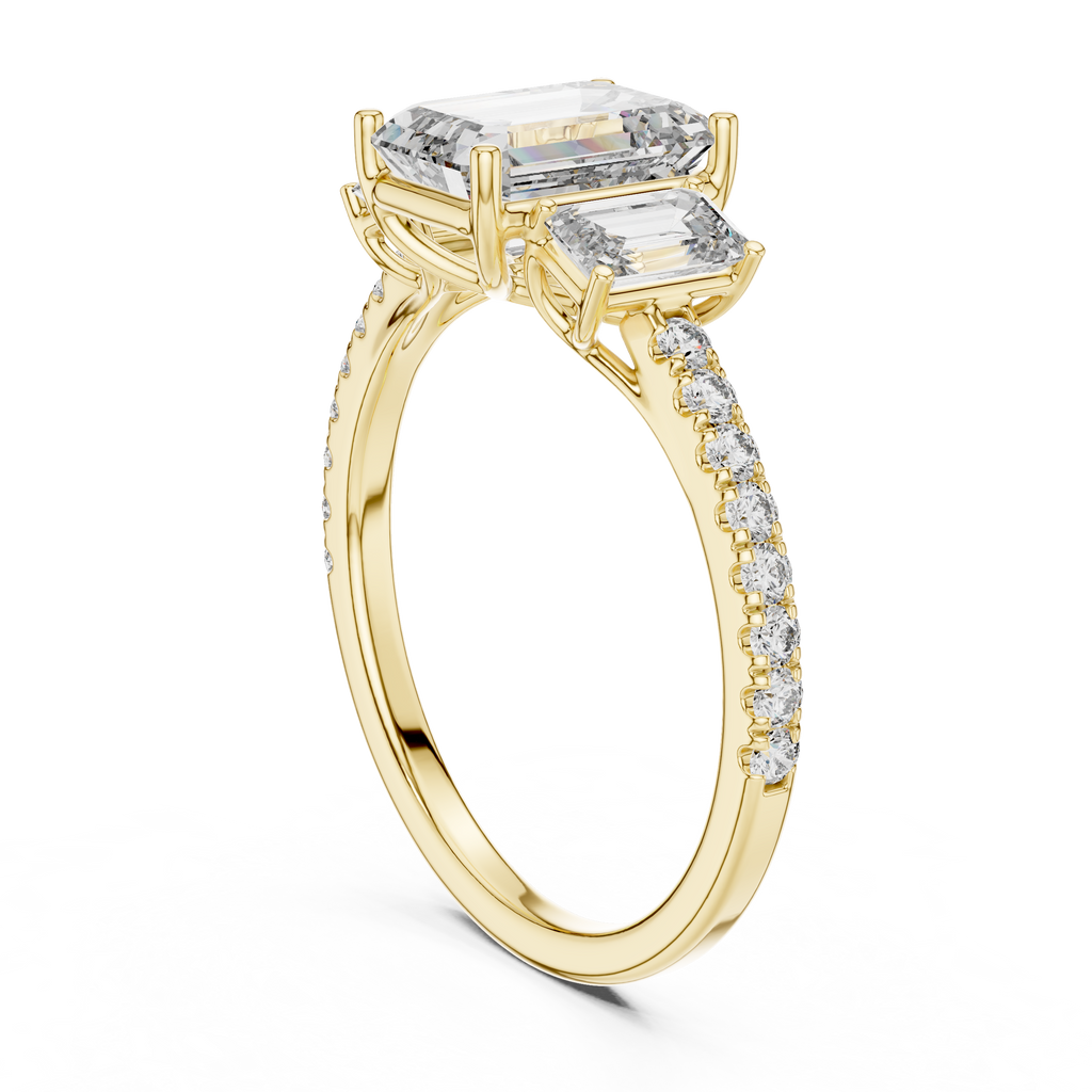 Tessa Three Stone Ring