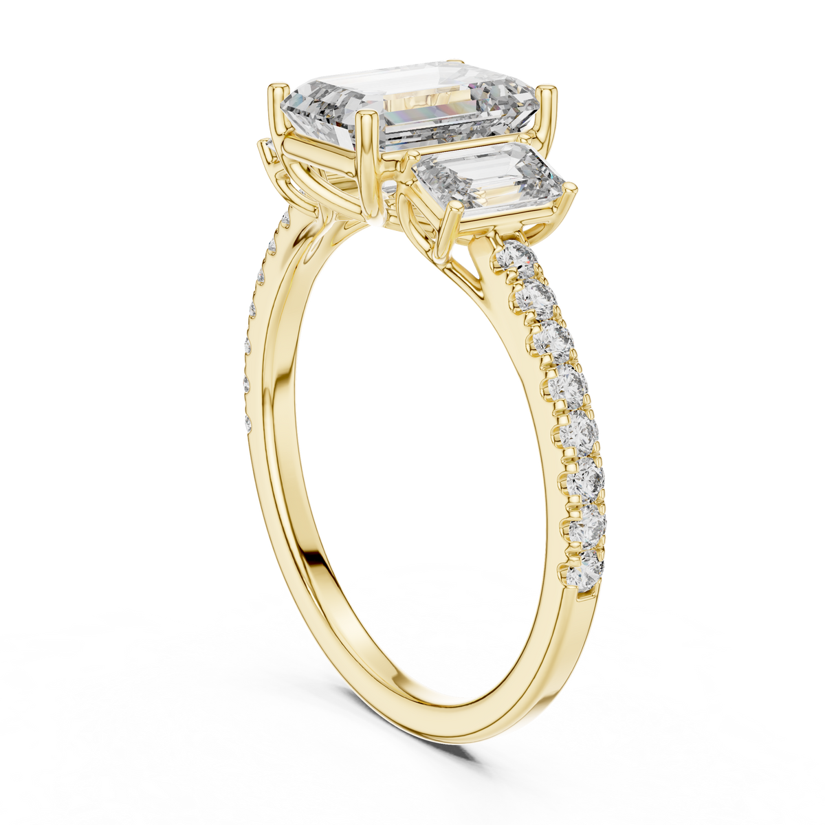 Tessa Three Stone Ring