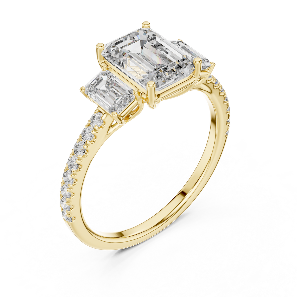 Tessa Three Stone Ring