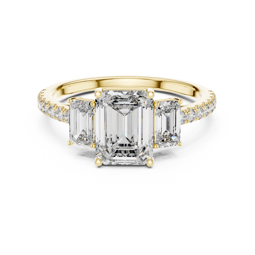 Tessa Three Stone Ring