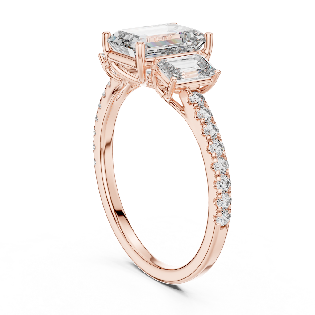 Tessa Three Stone Ring