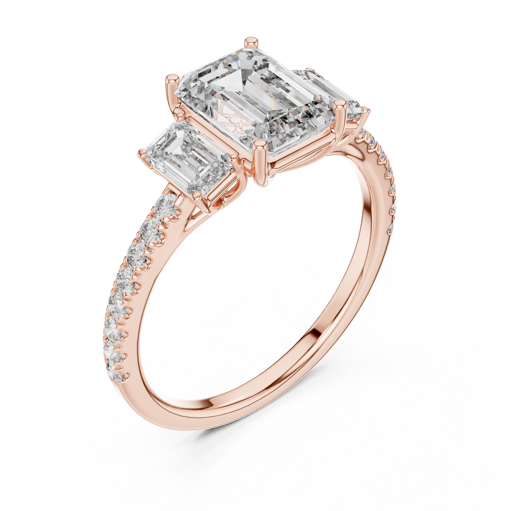 Tessa Three Stone Ring