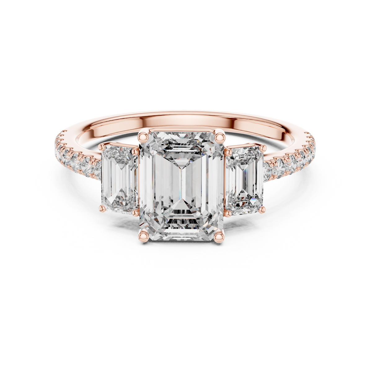 Tessa Three Stone Ring