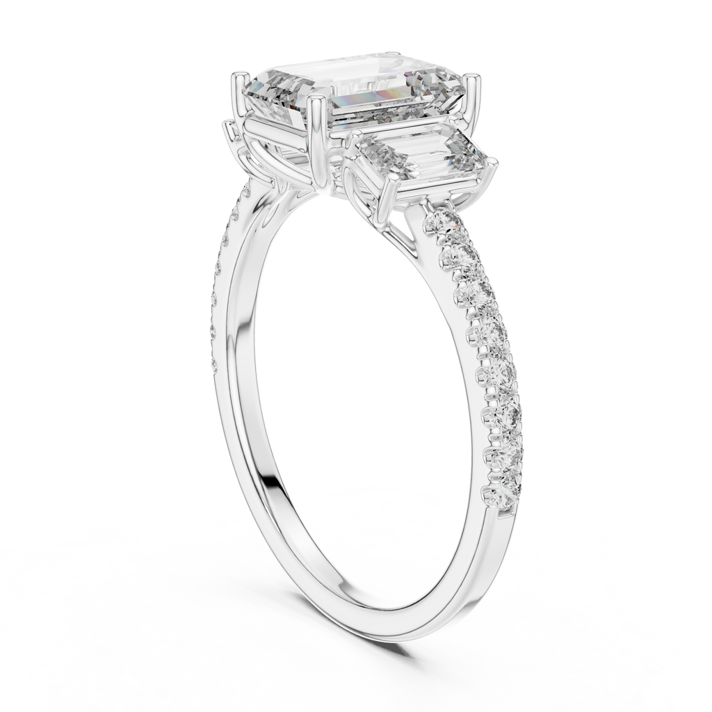 Tessa Three Stone Ring
