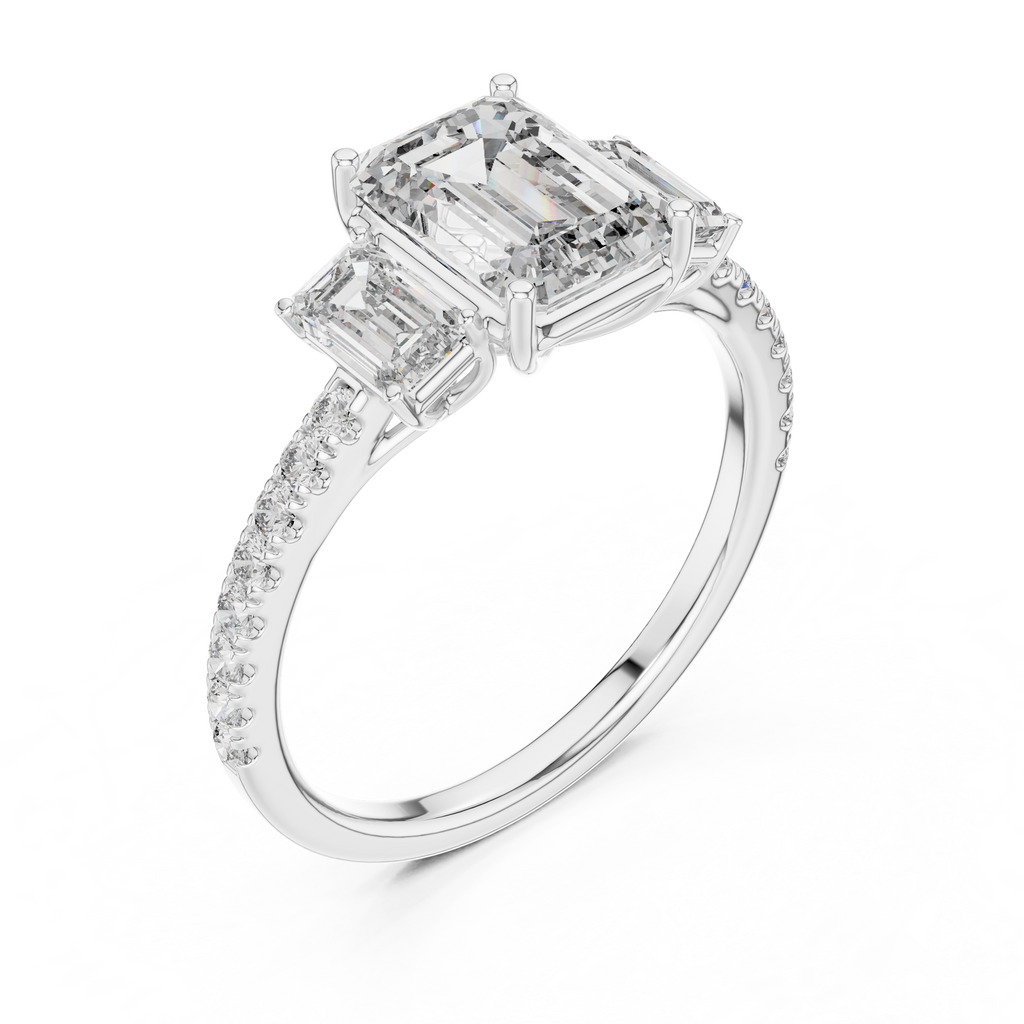 Tessa Three Stone Ring