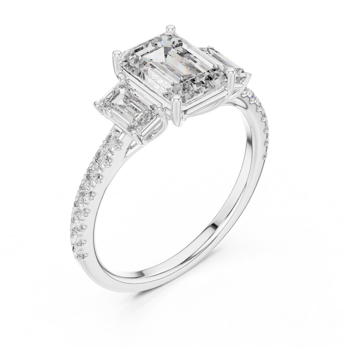 Tessa Three Stone Ring