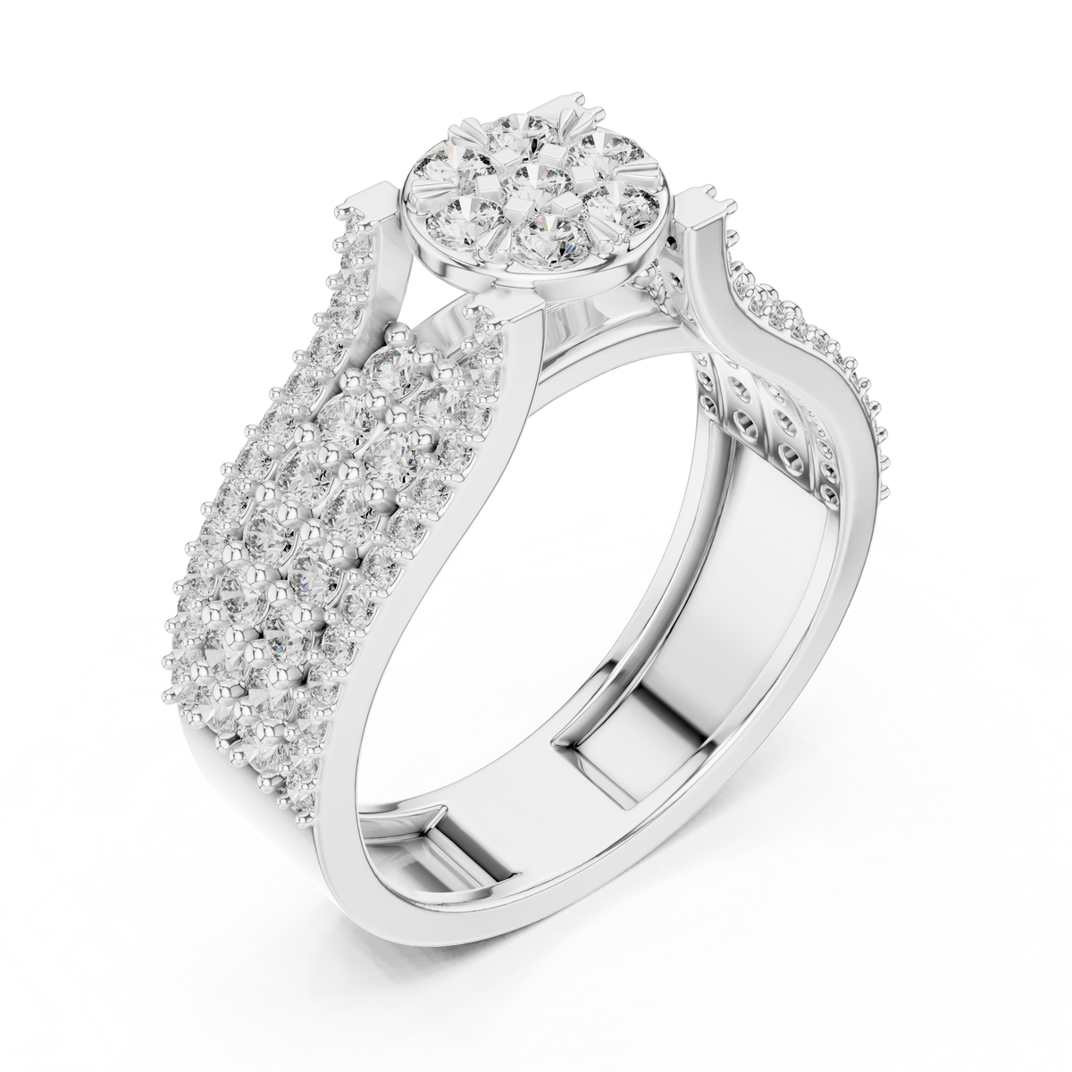 Paisley Diamond Ring