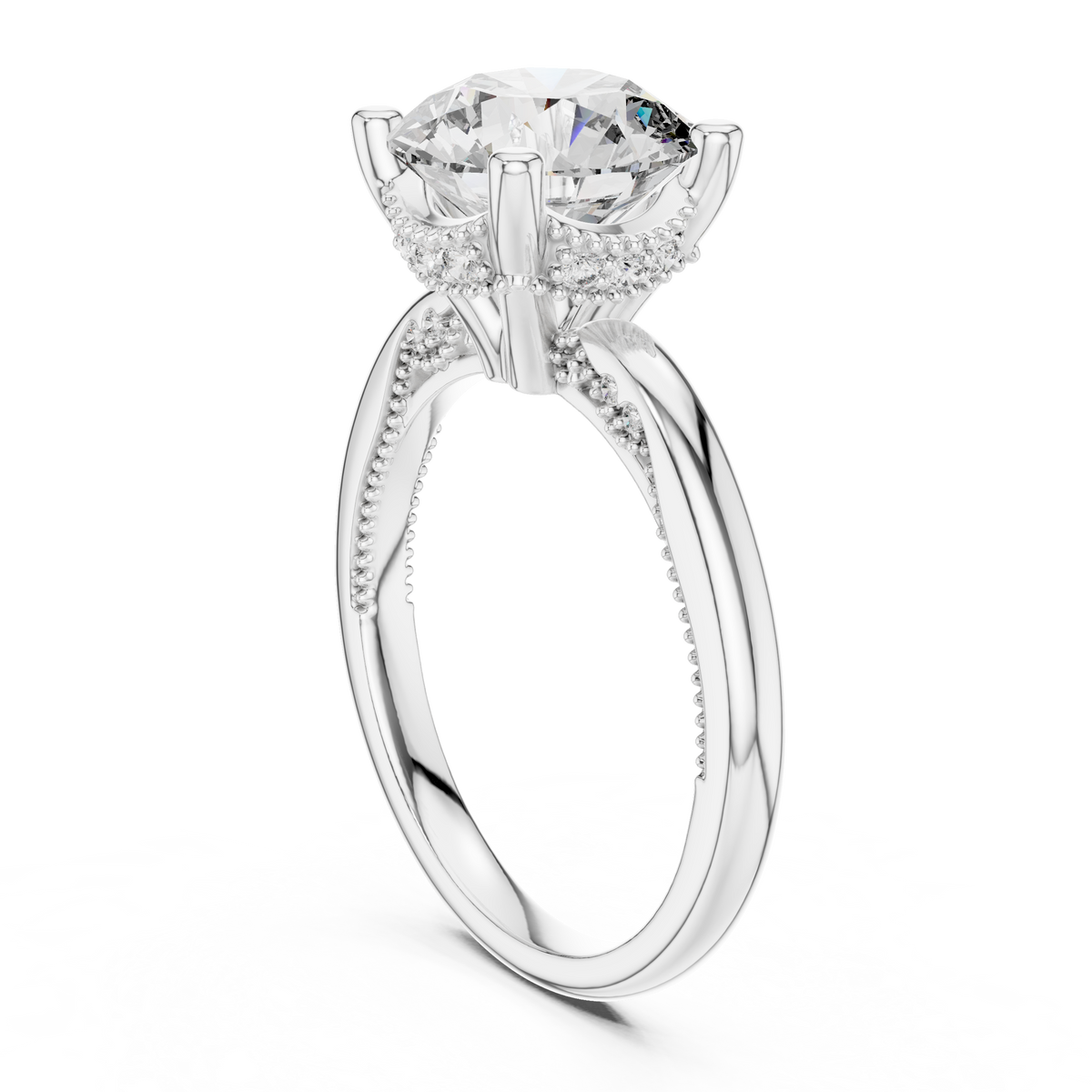 Willow Solitaire Ring