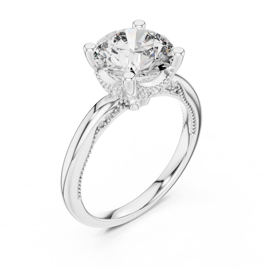 Willow Solitaire Ring