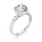 Willow Solitaire Ring
