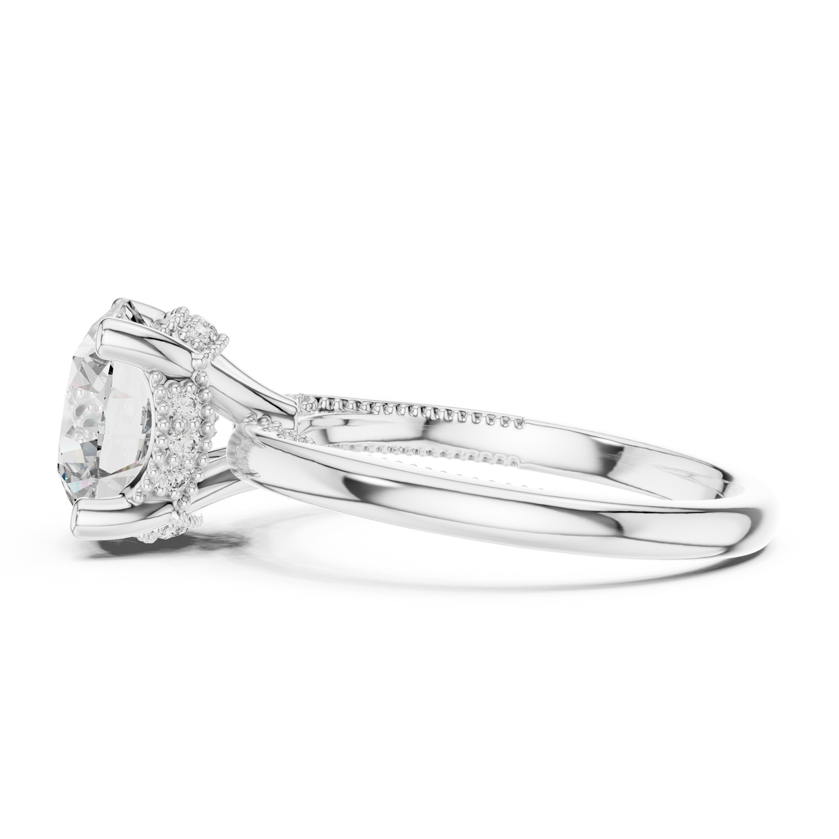 Willow Solitaire Ring