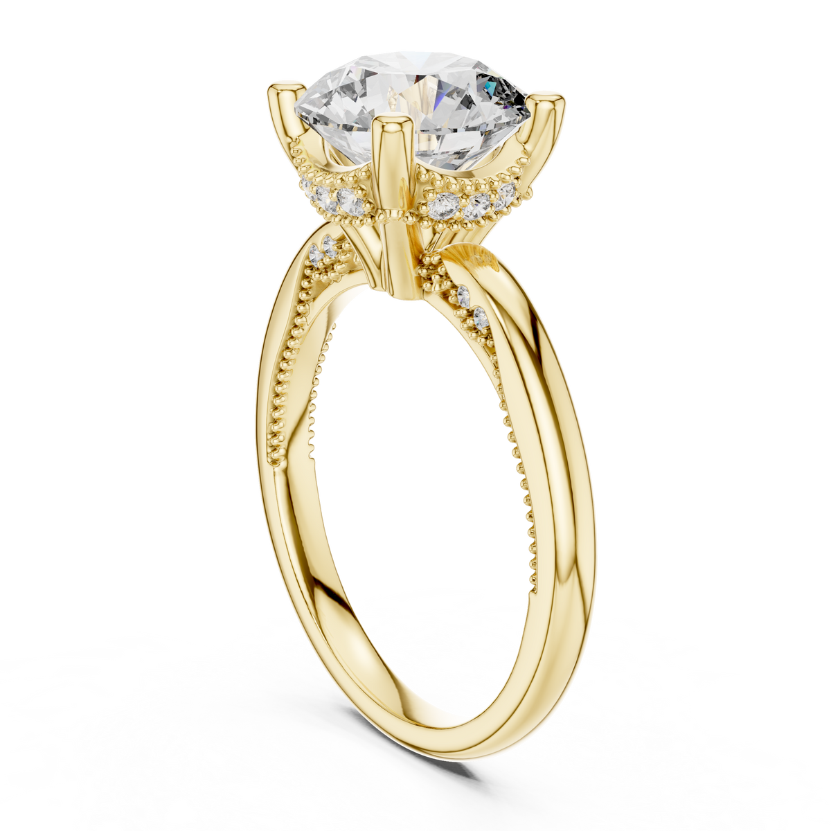 Willow Solitaire Ring