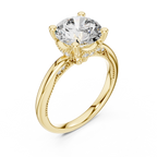 Willow Solitaire Ring