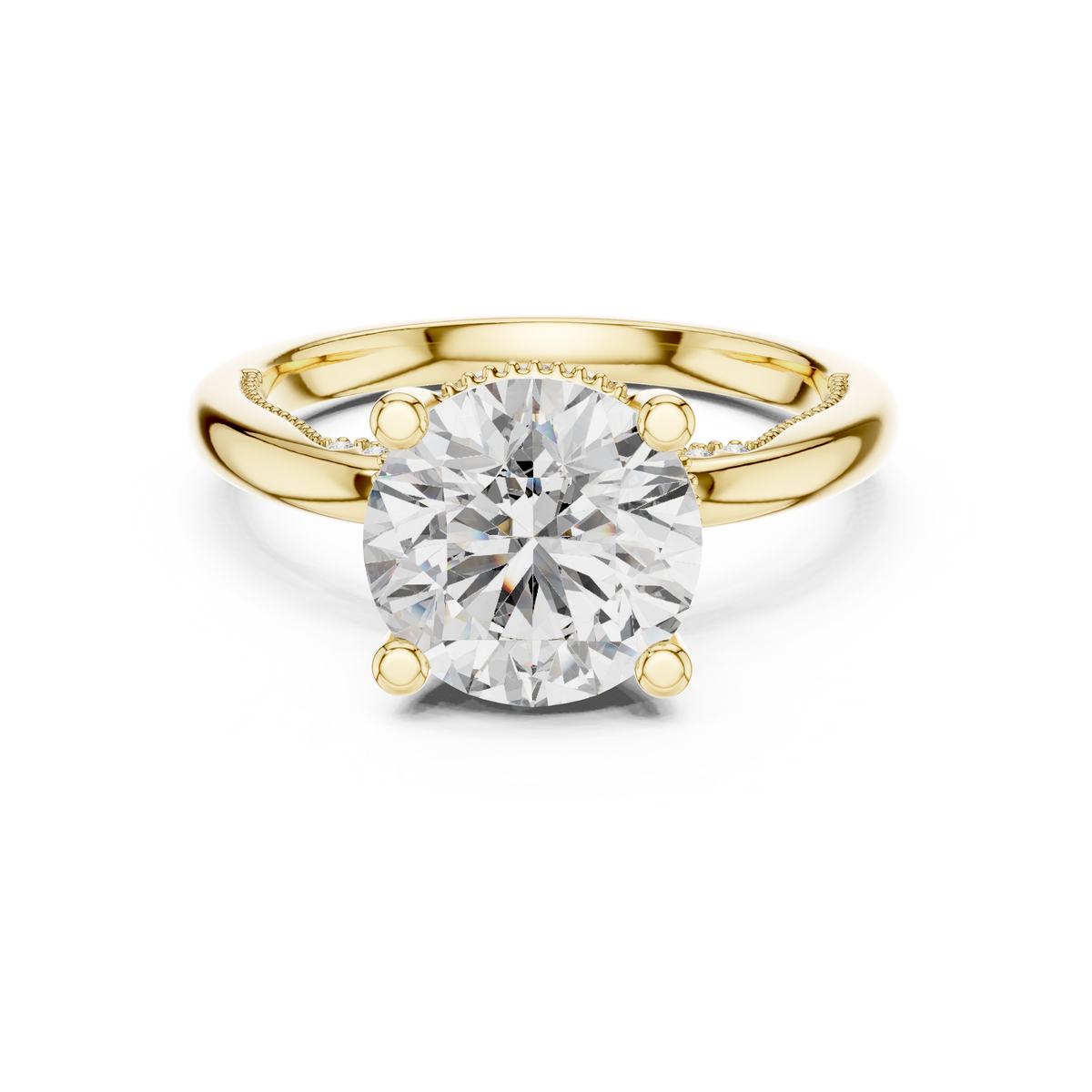 Willow Solitaire Ring