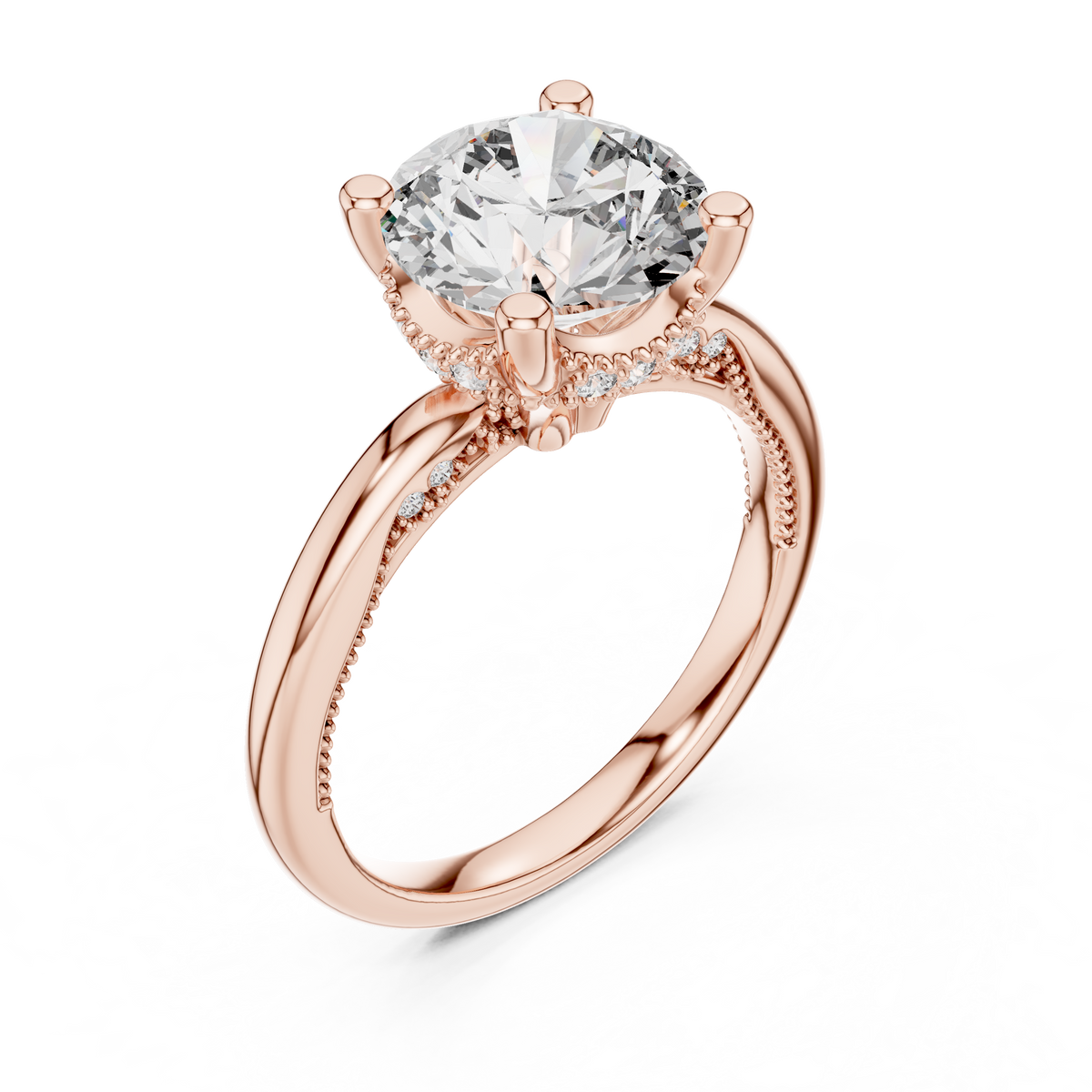 Willow Solitaire Ring