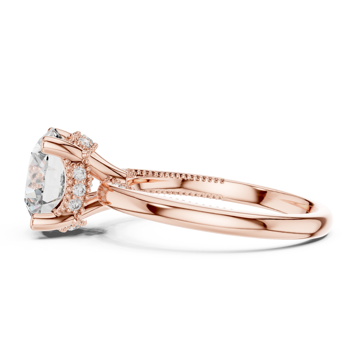 Willow Solitaire Ring
