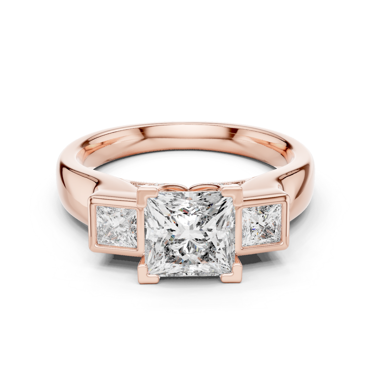 Naomi Three Stone Ring
