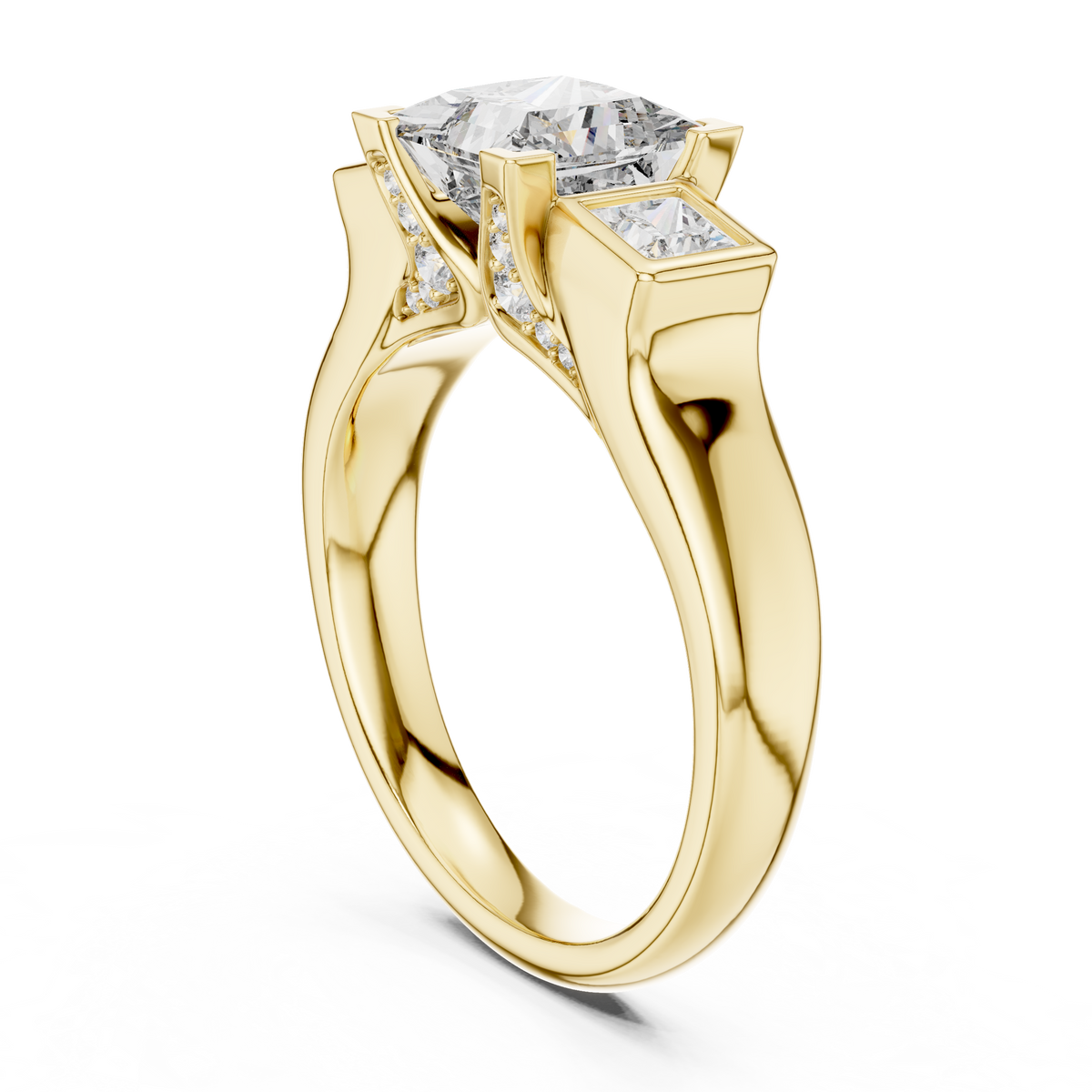 Naomi Three Stone Ring