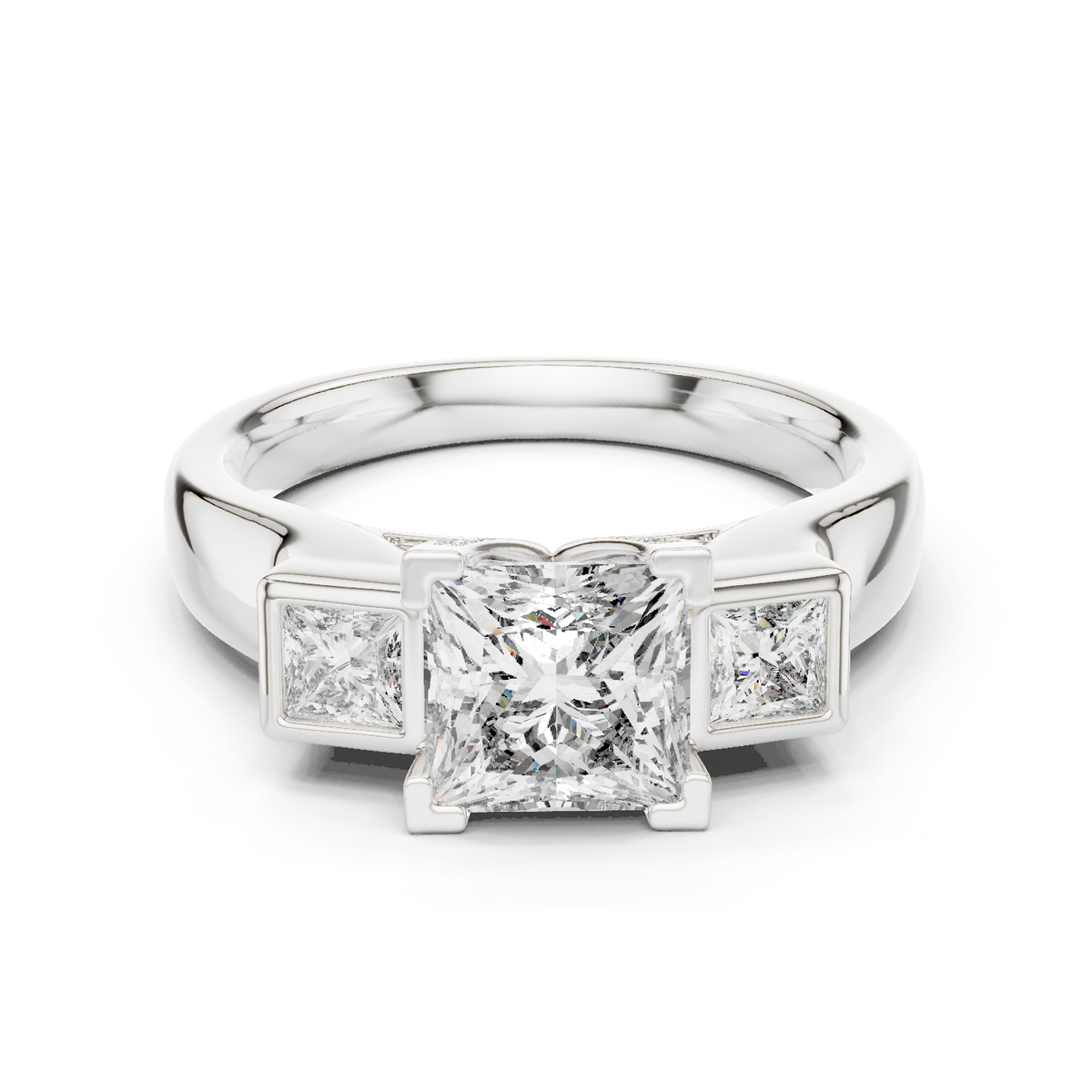 Naomi Three Stone Ring