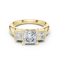 Naomi Three Stone Ring