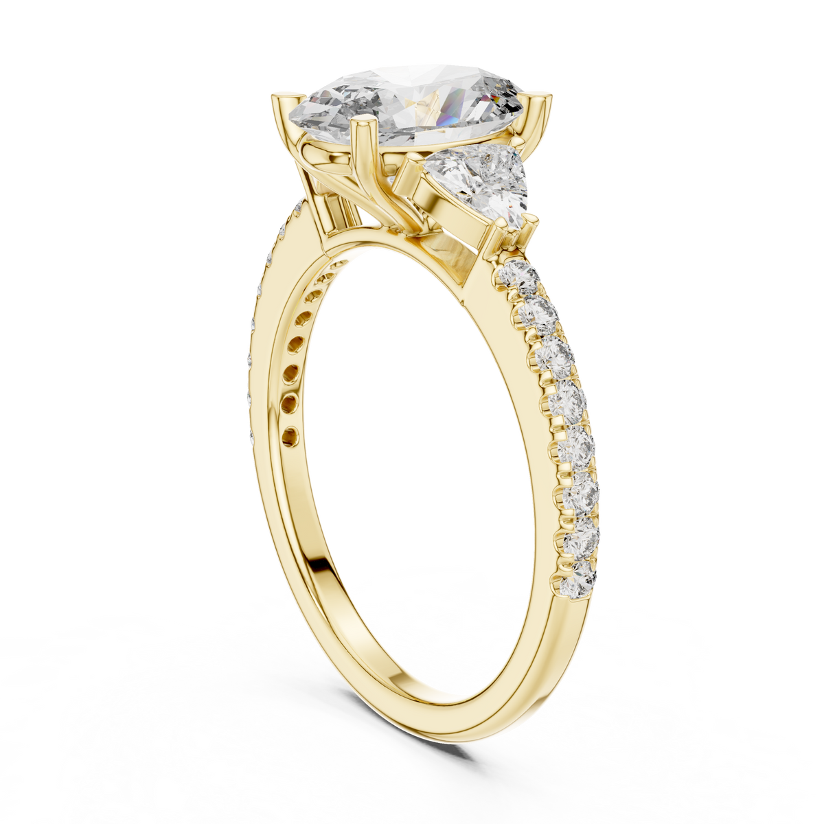 Ariana Three Stone Ring