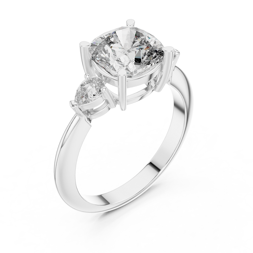 Lia Three Stone Ring