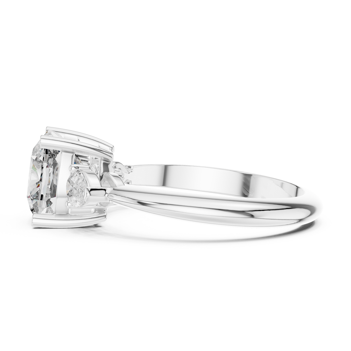 Lia Three Stone Ring