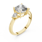 Lia Three Stone Ring