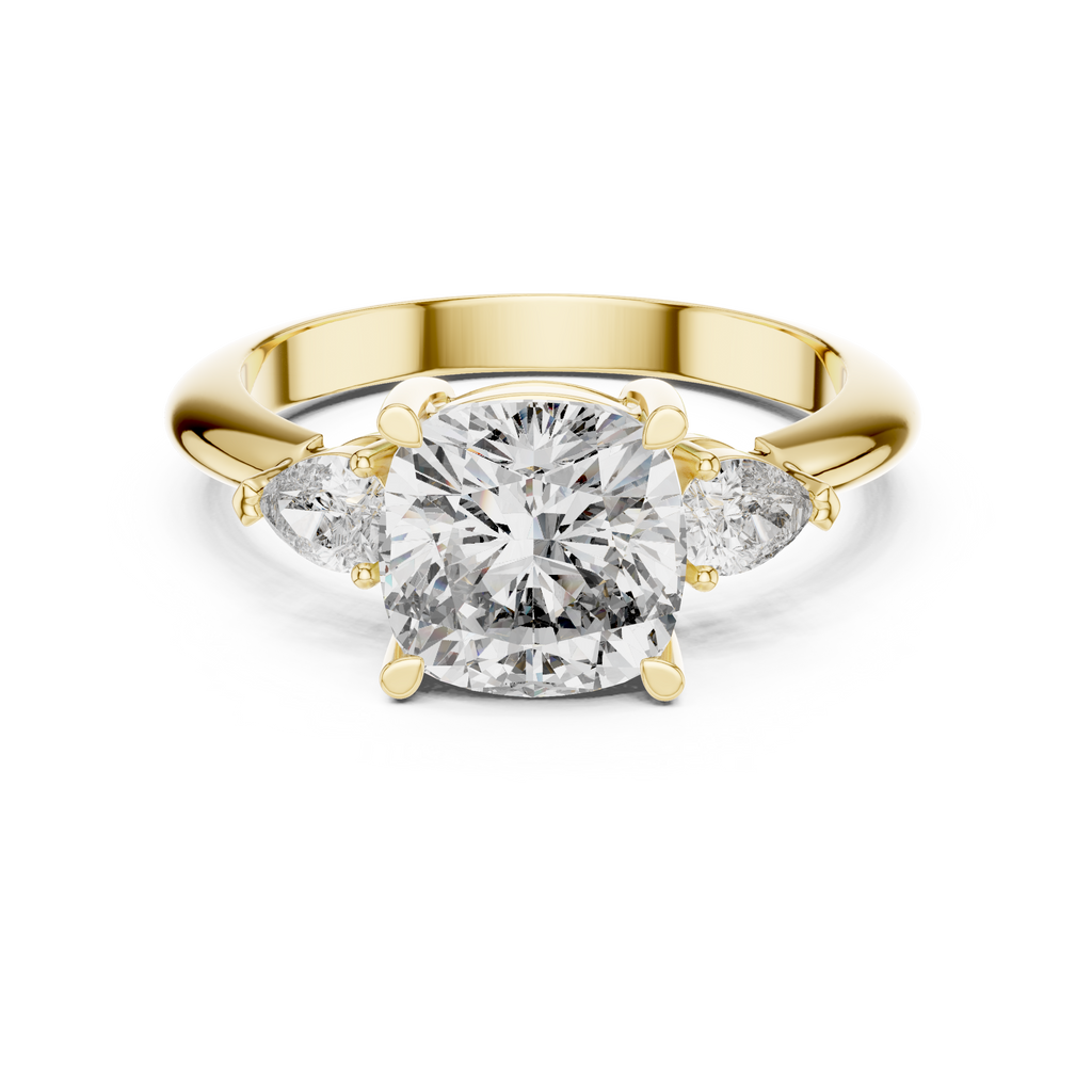 Lia Three Stone Ring