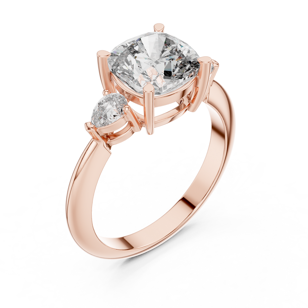 Lia Three Stone Ring