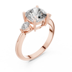 Lia Three Stone Ring