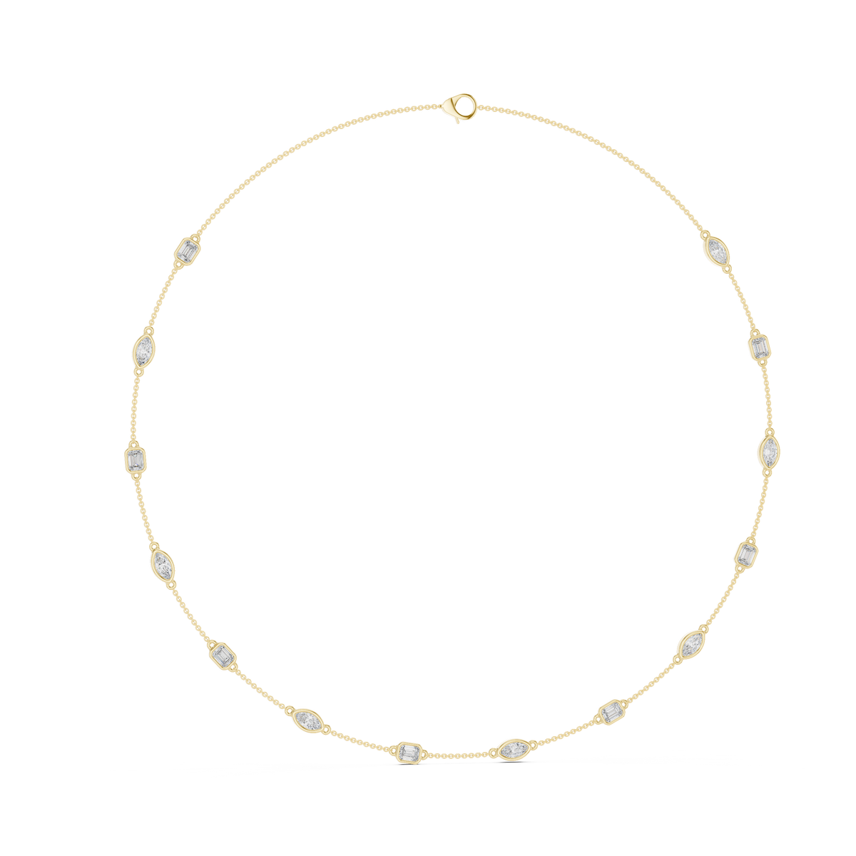 Rose Diamond Necklace