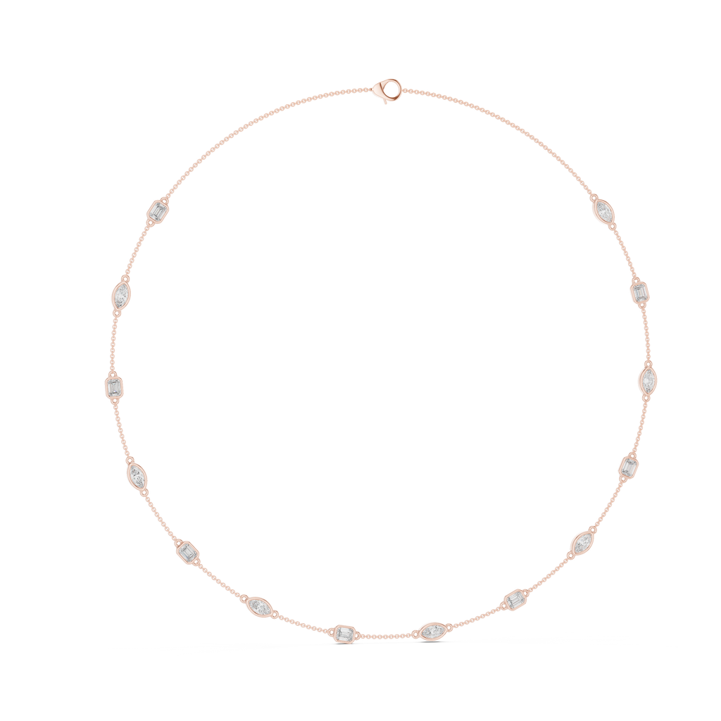 Rose Diamond Necklace