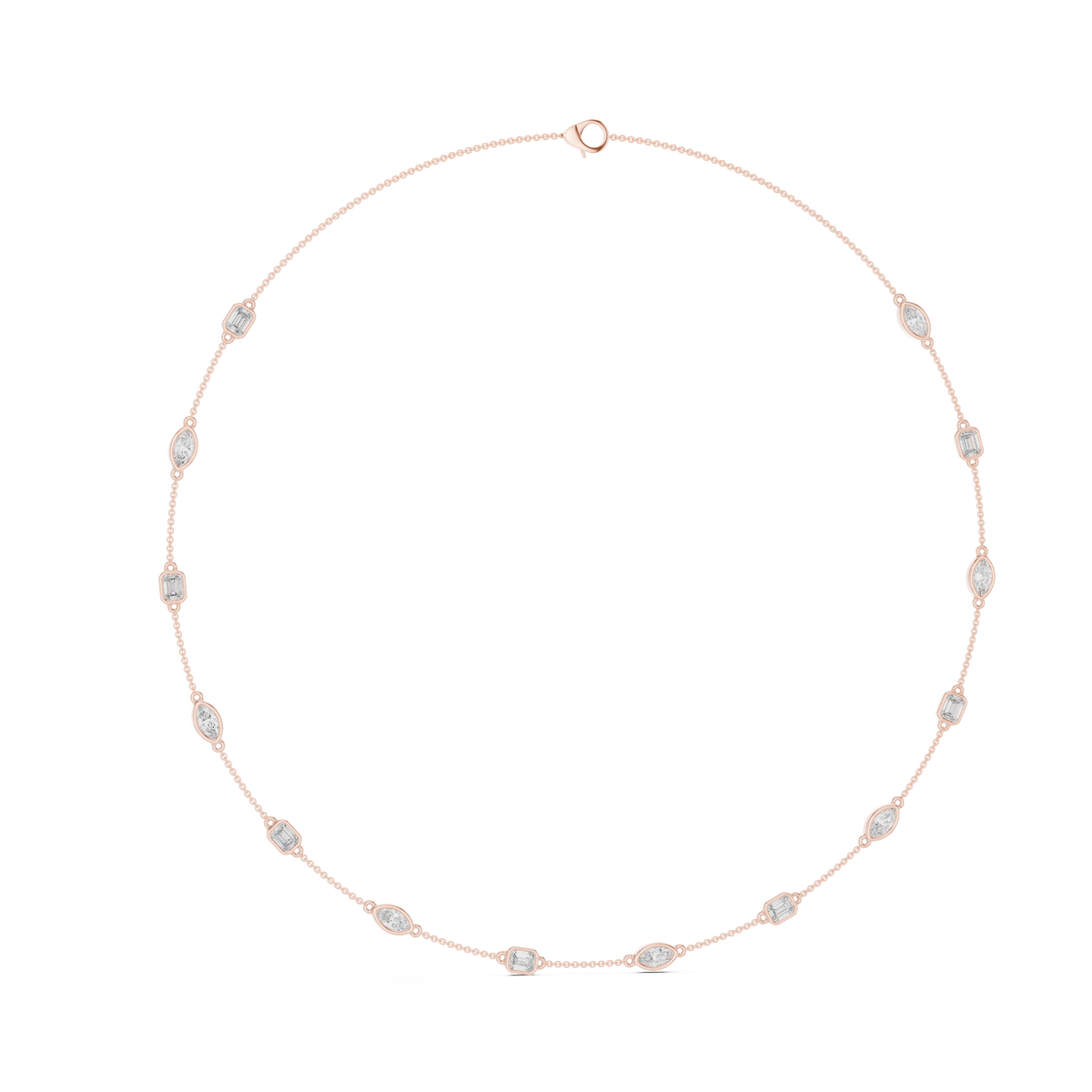 Rose Diamond Necklace