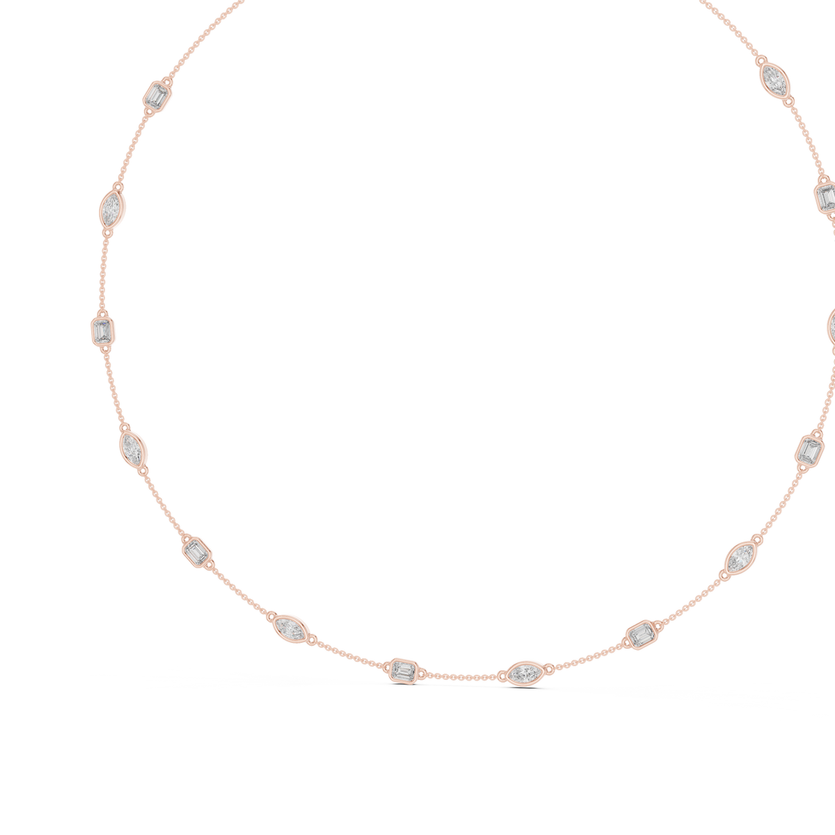 Rose Diamond Necklace
