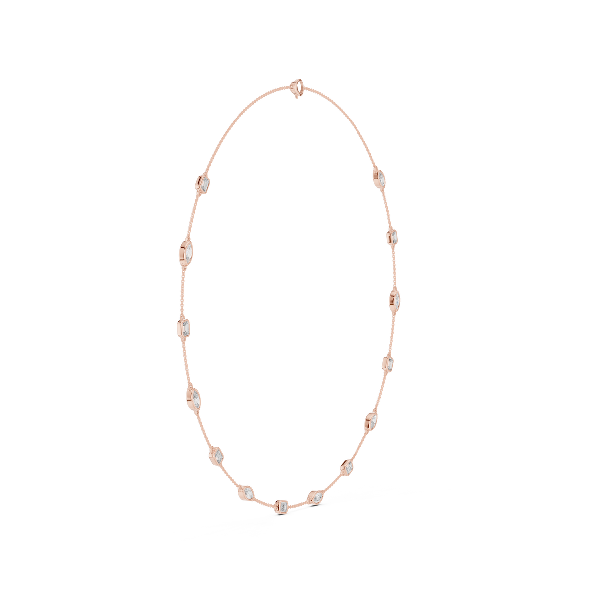 Rose Diamond Necklace