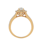 Christiana Solitaire Halo Ring