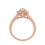 Christiana Solitaire Halo Ring