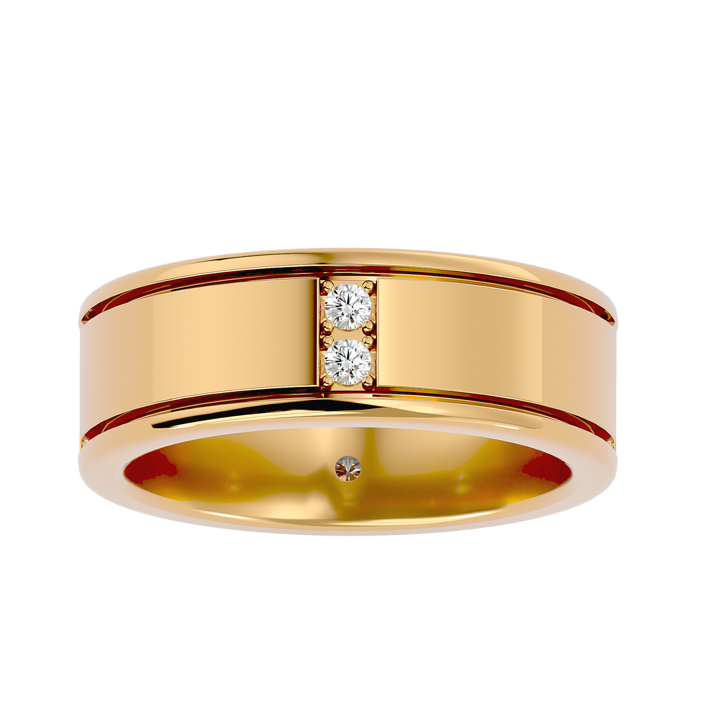 George Diamond Mens Ring
