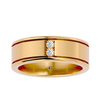 George Diamond Mens Ring
