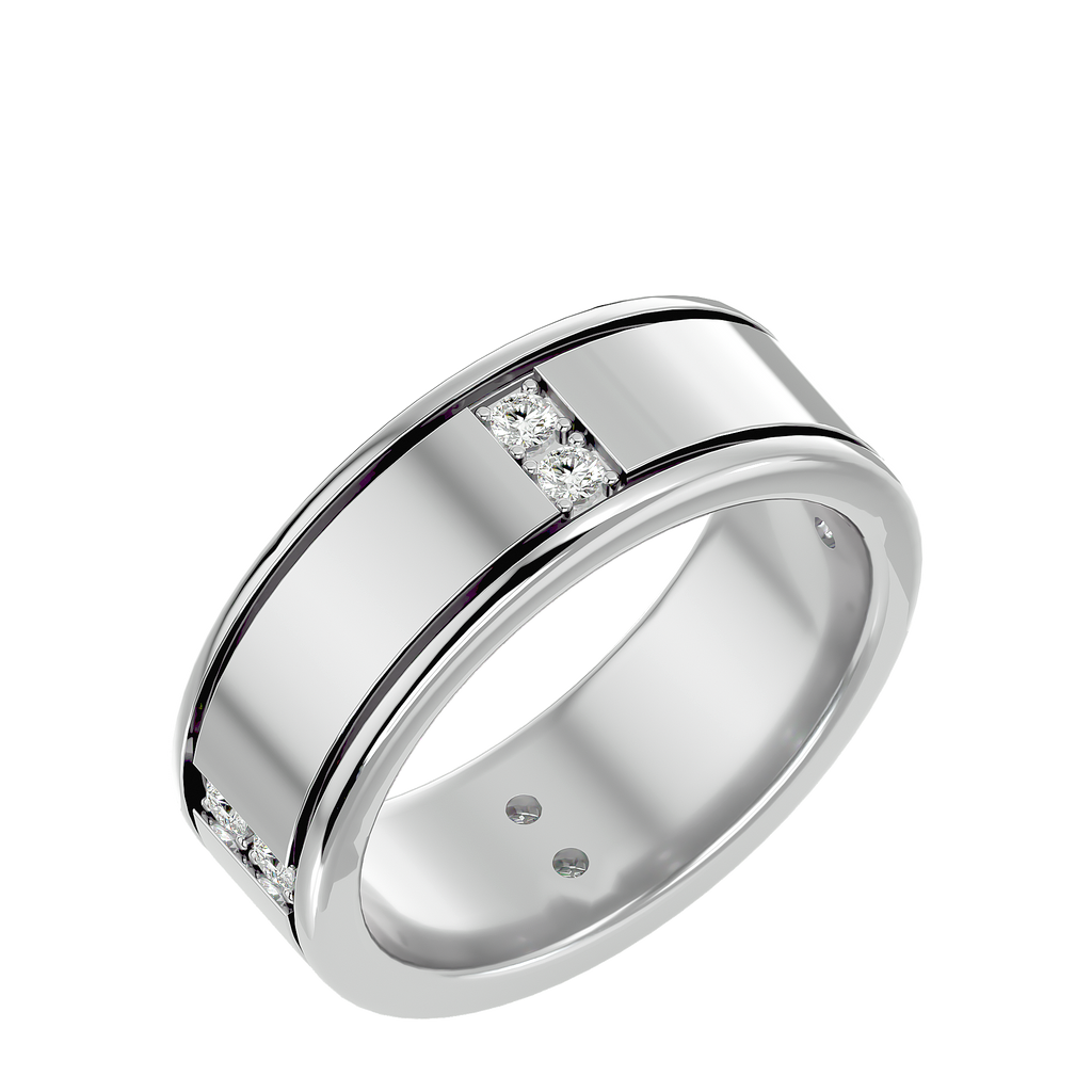 George Diamond Mens Ring