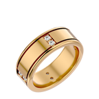 George Diamond Mens Ring