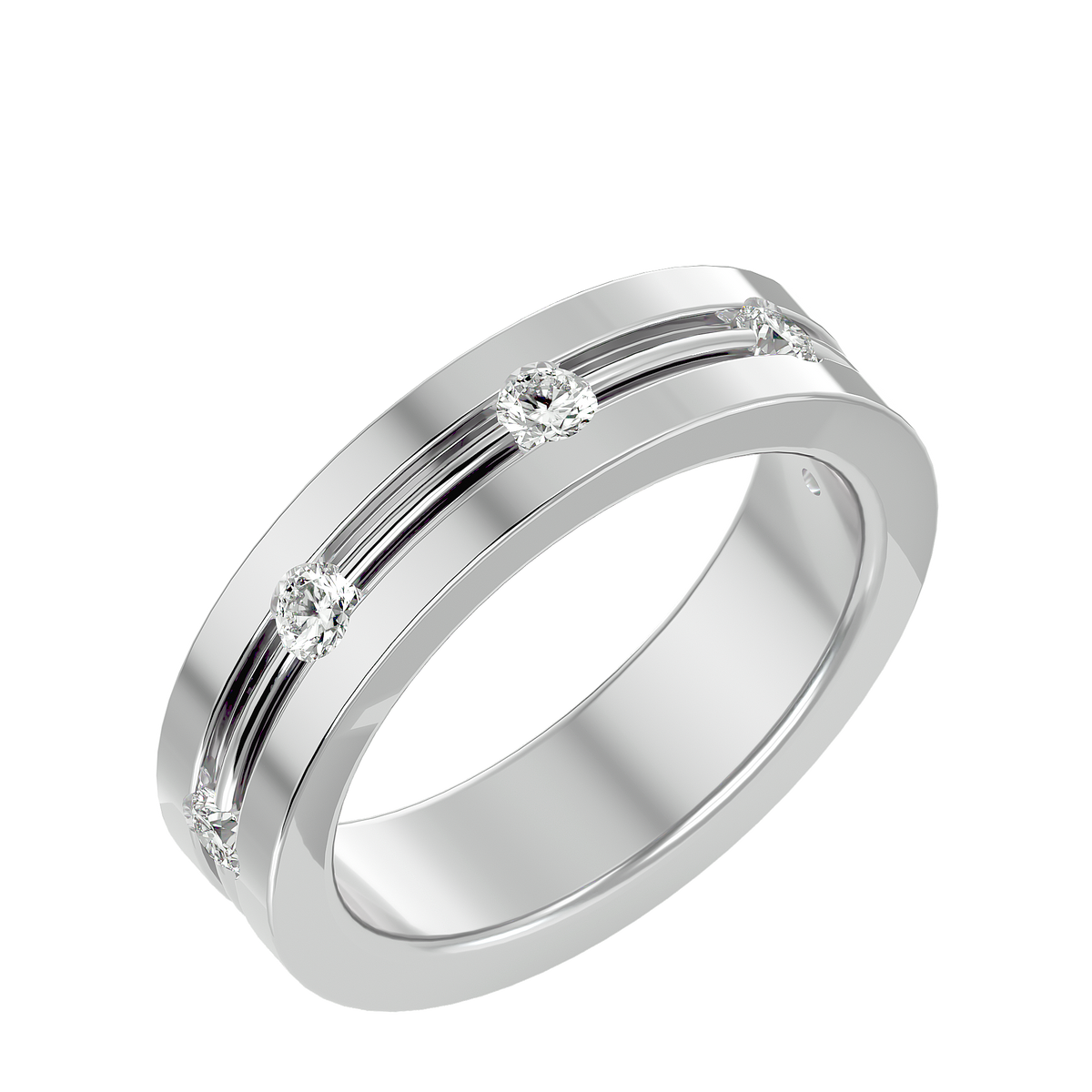 Geraldo Diamond Mens Ring