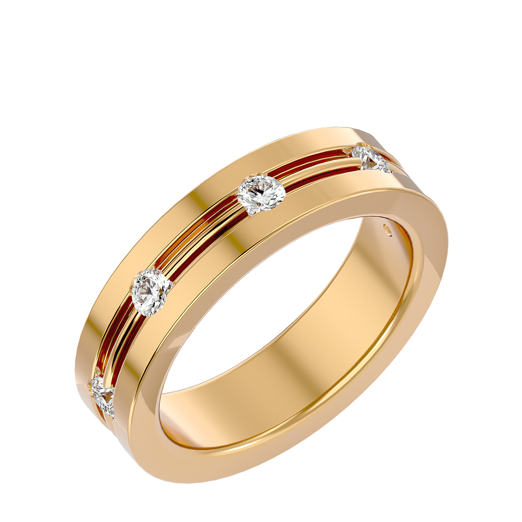 Geraldo Diamond Mens Ring