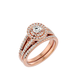 Caroline Solitaire Halo Ring