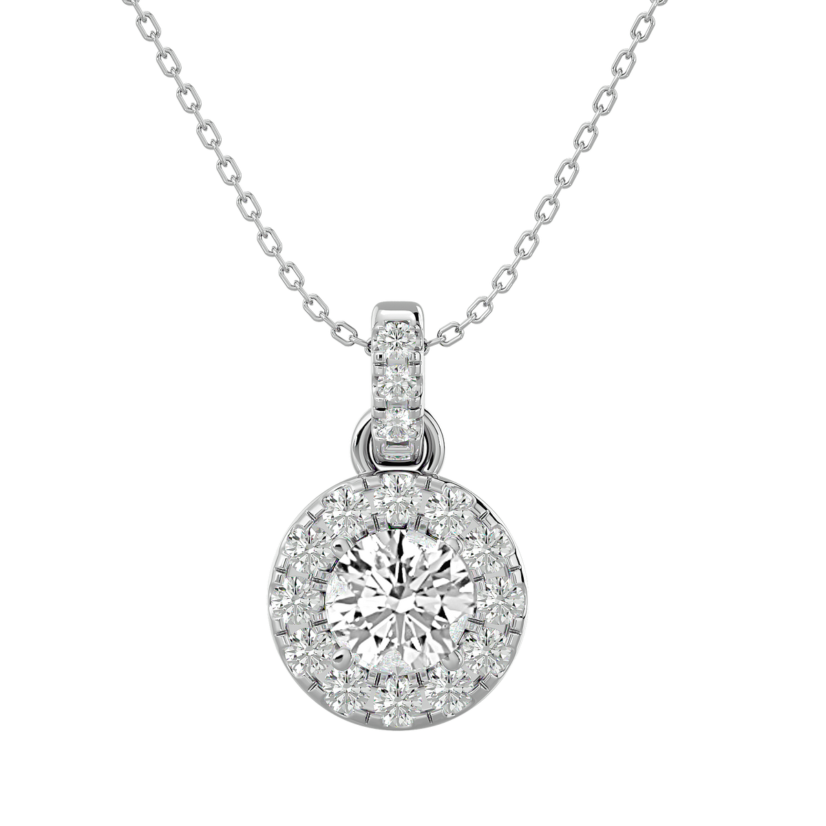 Jasmine Solitaire Pendant