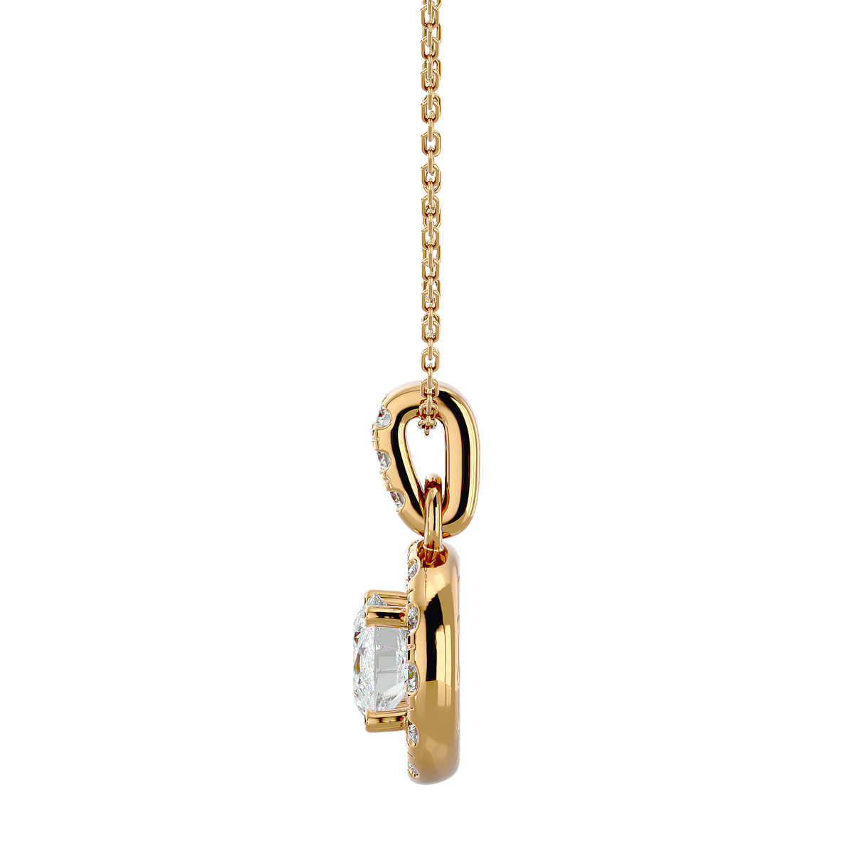 Jasmine Solitaire Pendant