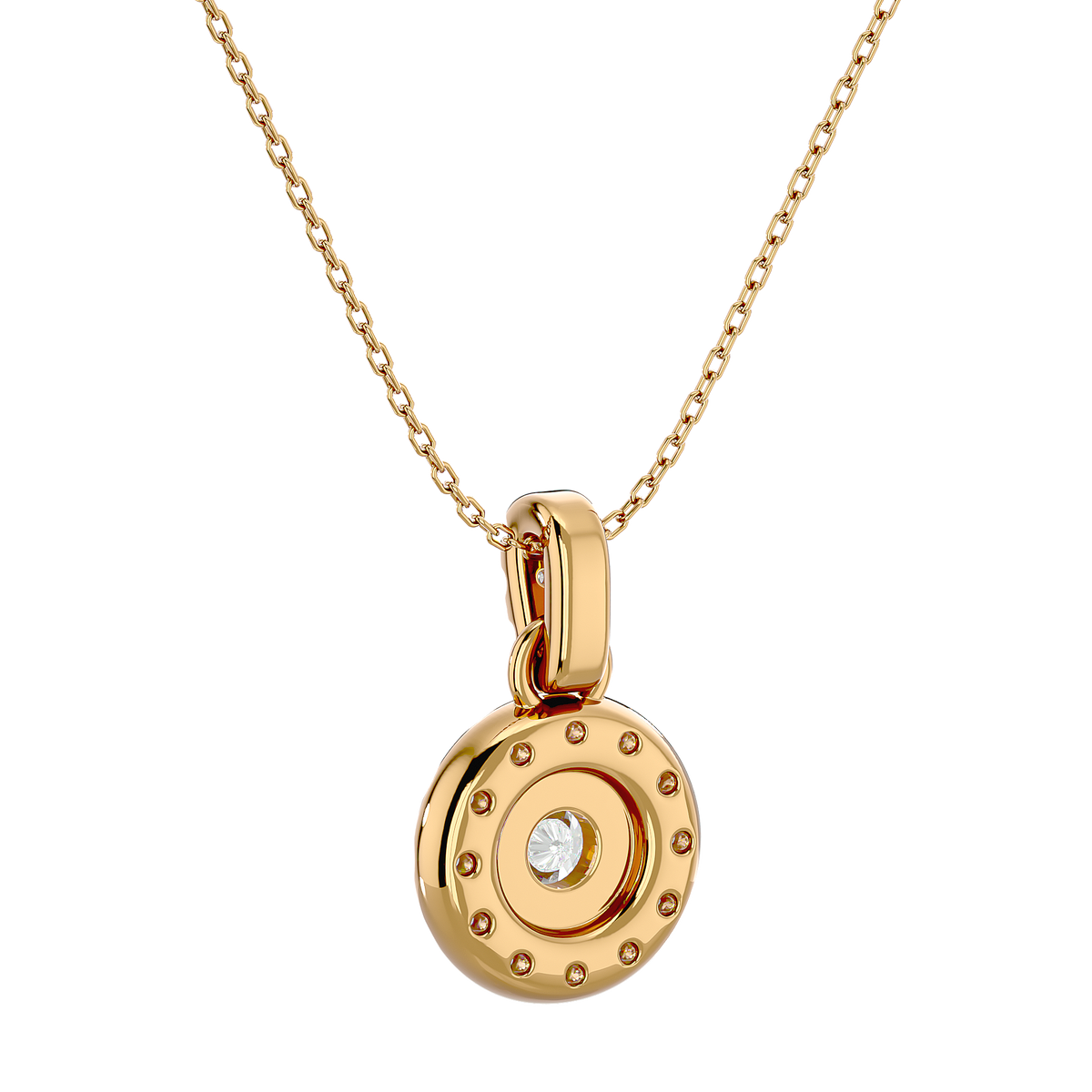 Jasmine Solitaire Pendant
