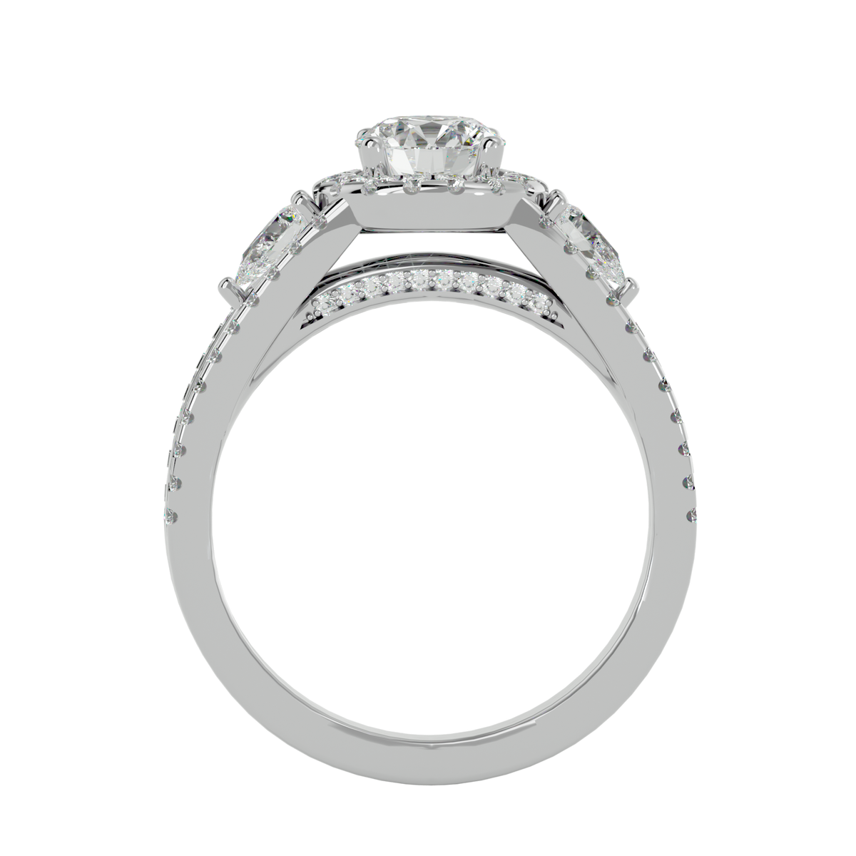 Vivienne Three Stone Ring