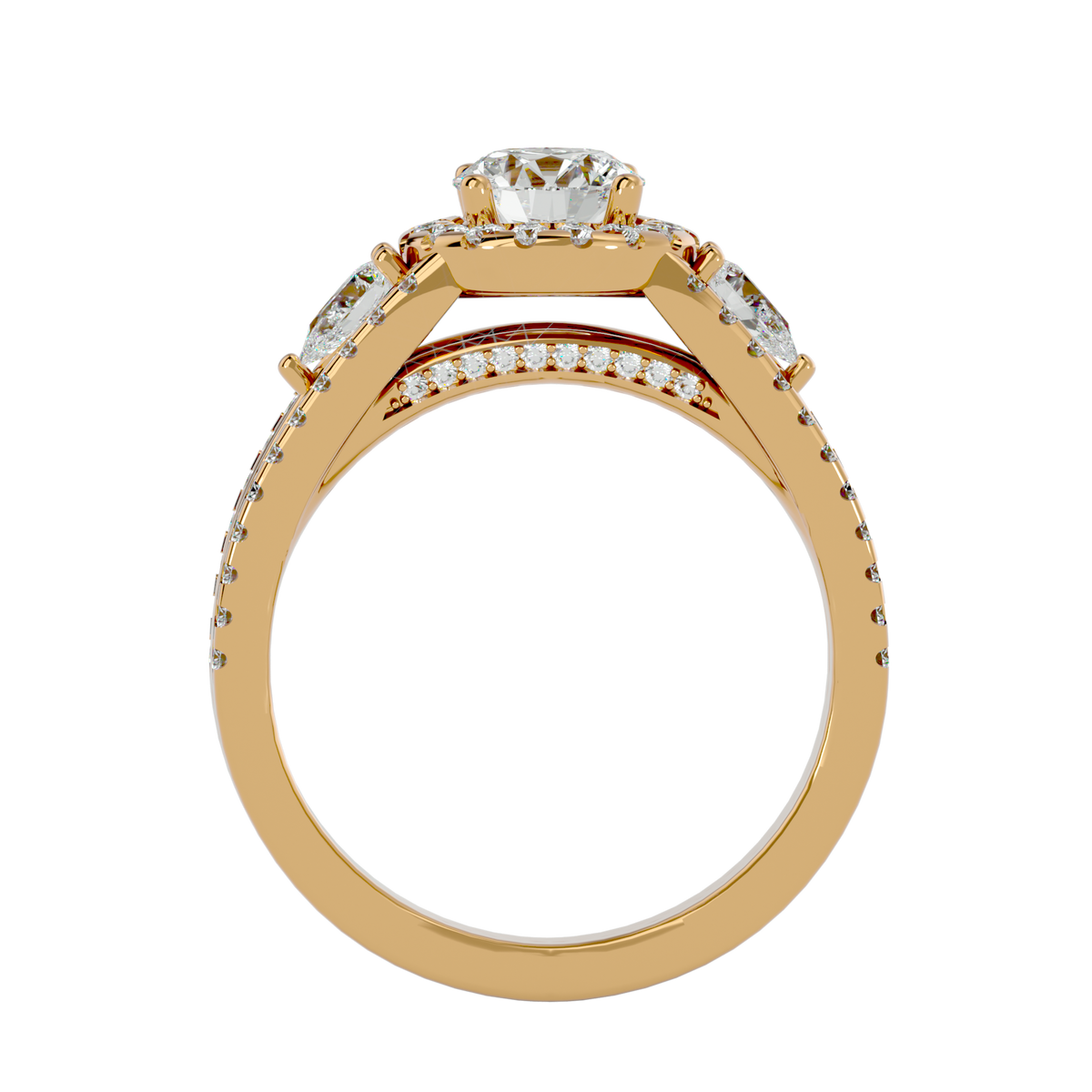 Vivienne Three Stone Ring